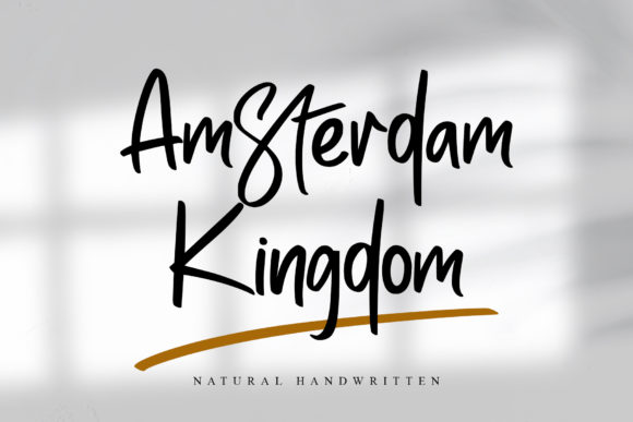 Amsterdam Kingdom: A Handwritten Font for Creative Makers