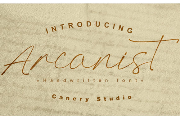 Arcanist Font for Web Design Projects