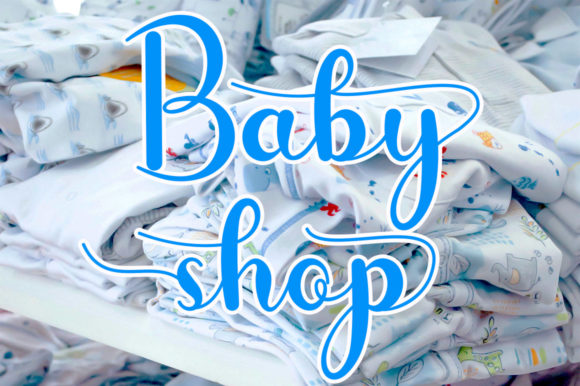 Baby Shop Font for Web Design Projects