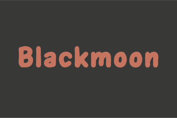 Blackmoon Font for Branding Projects