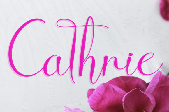 Cathrie: A Script Font That Elevates Brand Identity