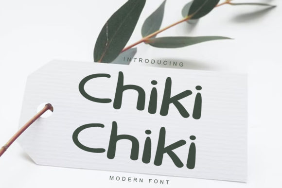 Chiki Chiki: A Handwritten Font for Modern Editorial Design