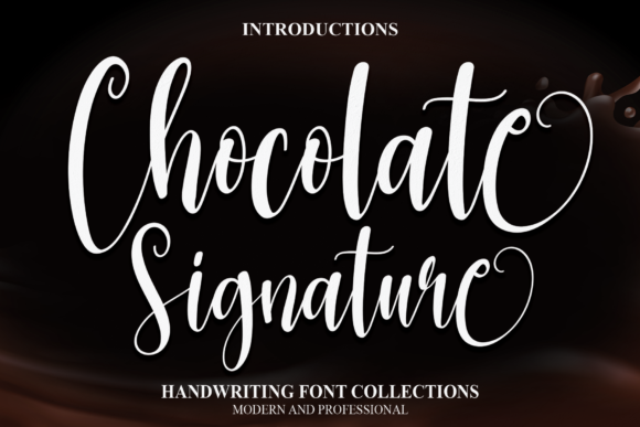 Chocolate Signature: A Font That Elevates Branding