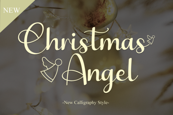 Christmas Angel Font for Elegant Editorial Design