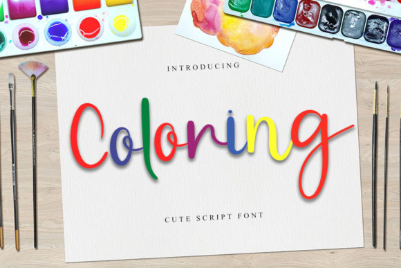 Coloring Font Review for Modern Branding