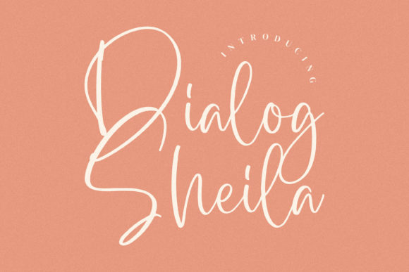 Dialog Sheila: A Handwritten Font for Impactful Branding