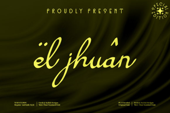 El Jhuan: A Handwritten Font for Web Design