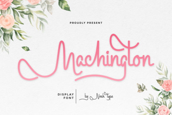 Elevate Your Handmade Creations with the Elegant Machington Font