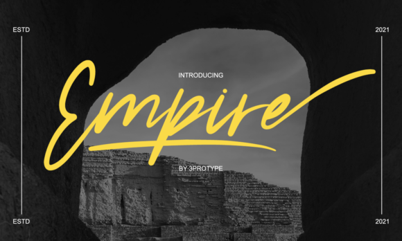 Empire Font for Digital Marketing and Branding