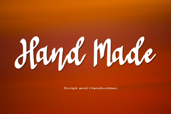Hand Made: A Font That Brings Craft to Your Creations