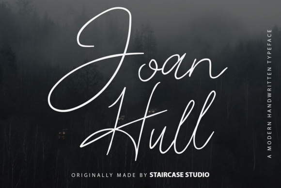 Joan Hull Font for Modern Web Design