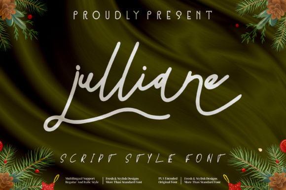 Julliane Script Font for Handmade Creations