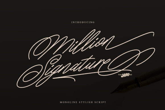Million Signature for Web Design and Brand Identity