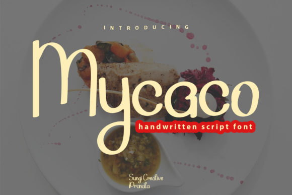 Mycaco: A Handwritten Font for Editorial Design