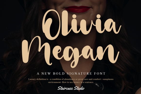 Olivia Megan Font for Professional Branding