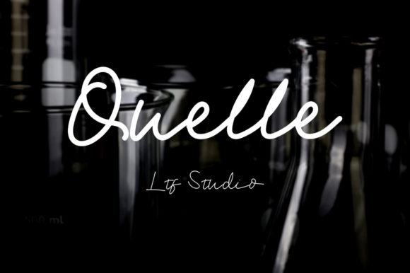 Quelle Script Font for Web Design and Branding