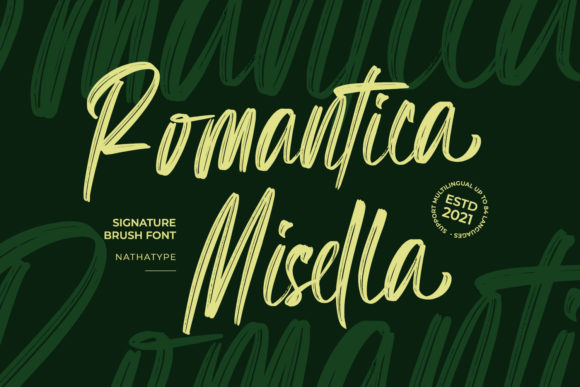 Romantica Misella Font Review for Branding Projects